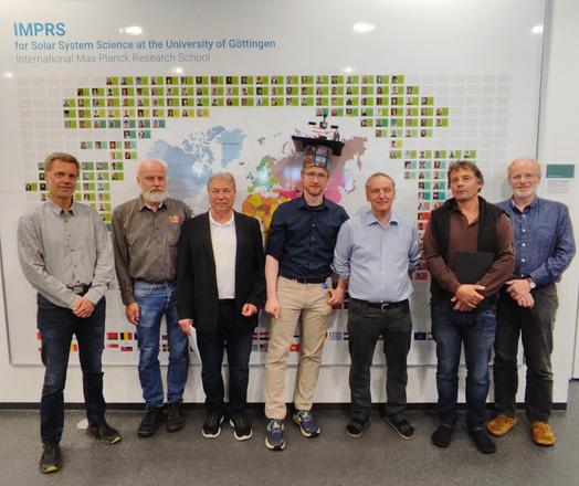 group picture after the successful defense